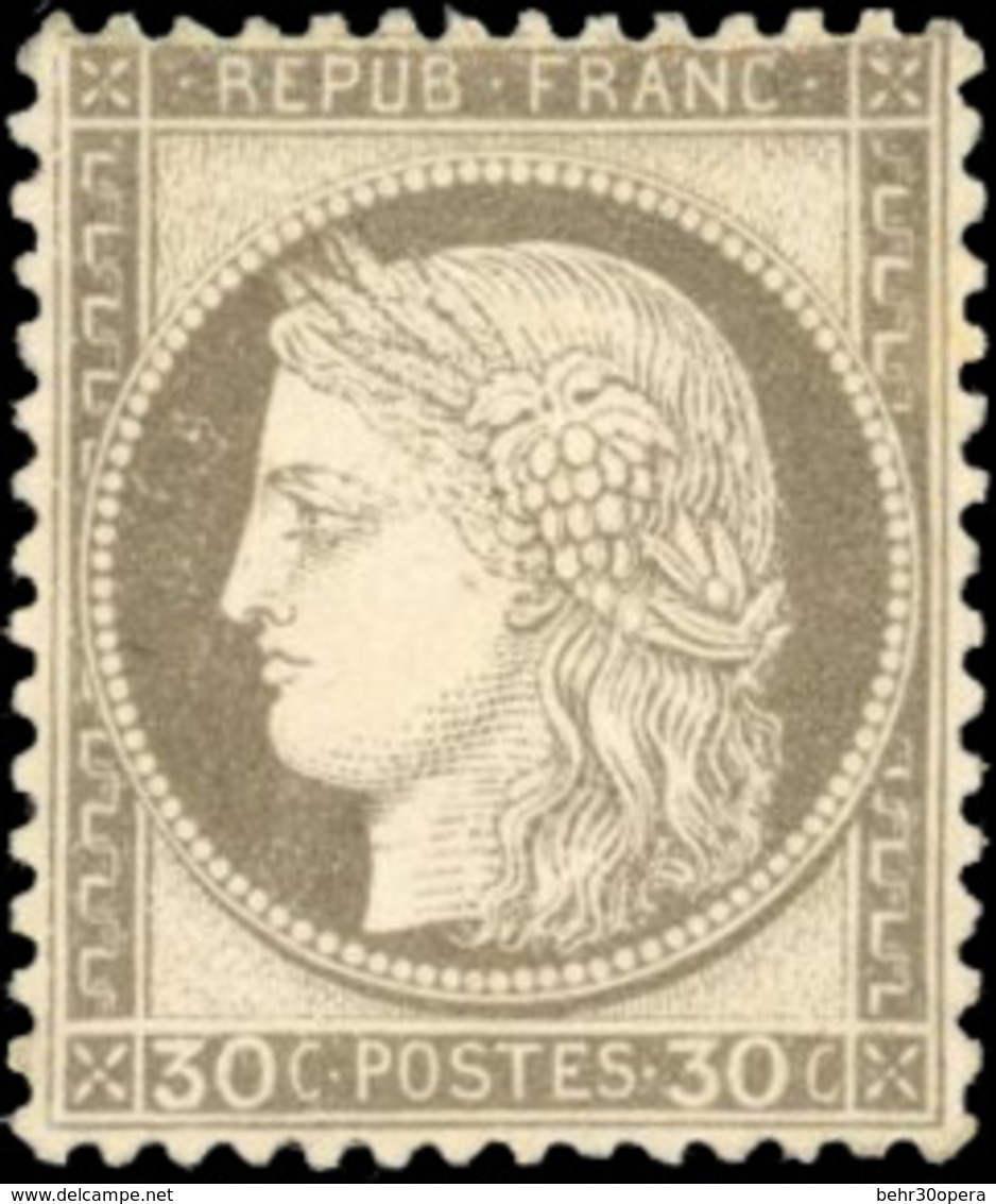 ** 30c. Brun. SUP. - 1871-1875 Ceres