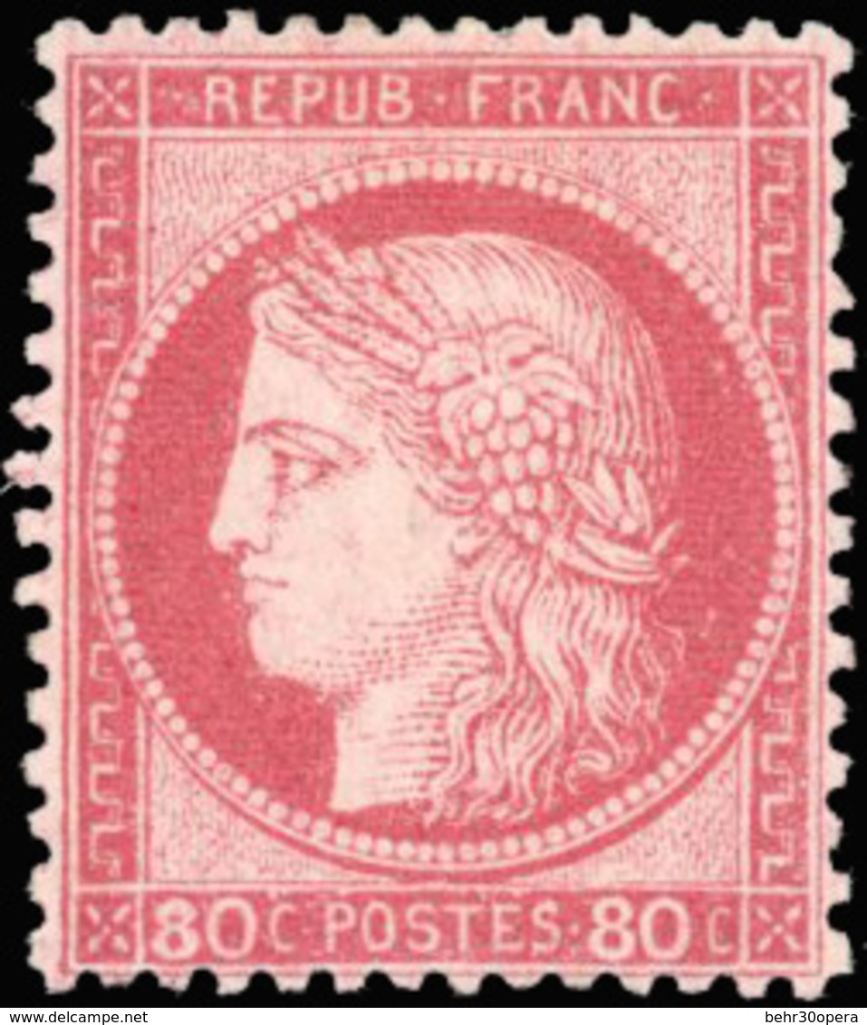 * 80c. Rose. TB. - 1871-1875 Cérès
