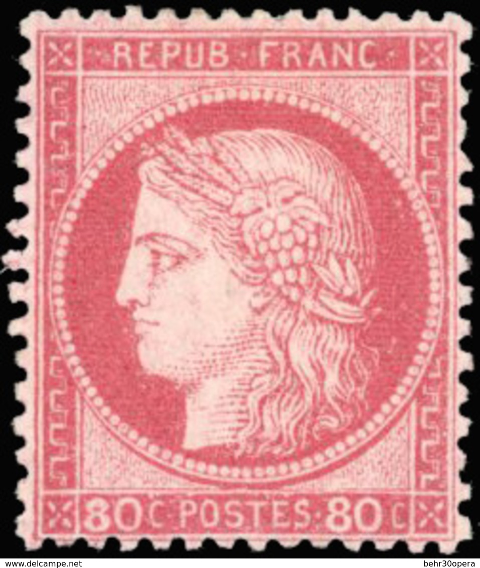 * 80c. Rose. TB. - 1871-1875 Ceres