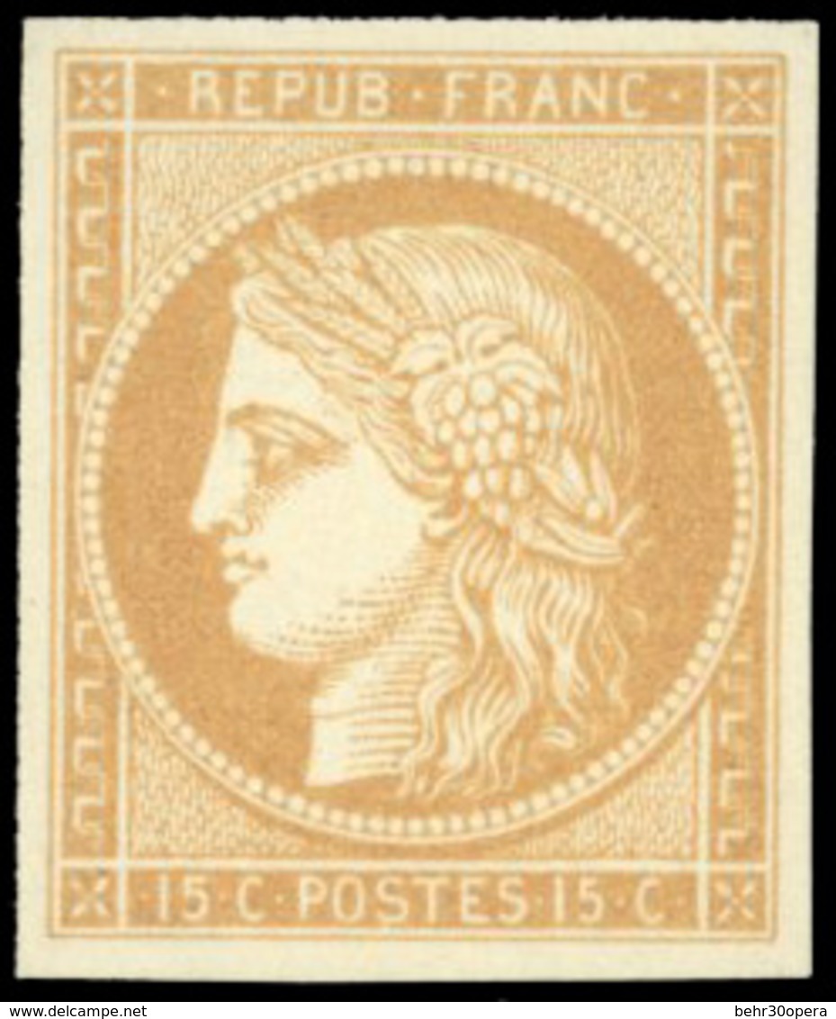 ** 15c. Bistre. N.D. SUP. - 1871-1875 Ceres