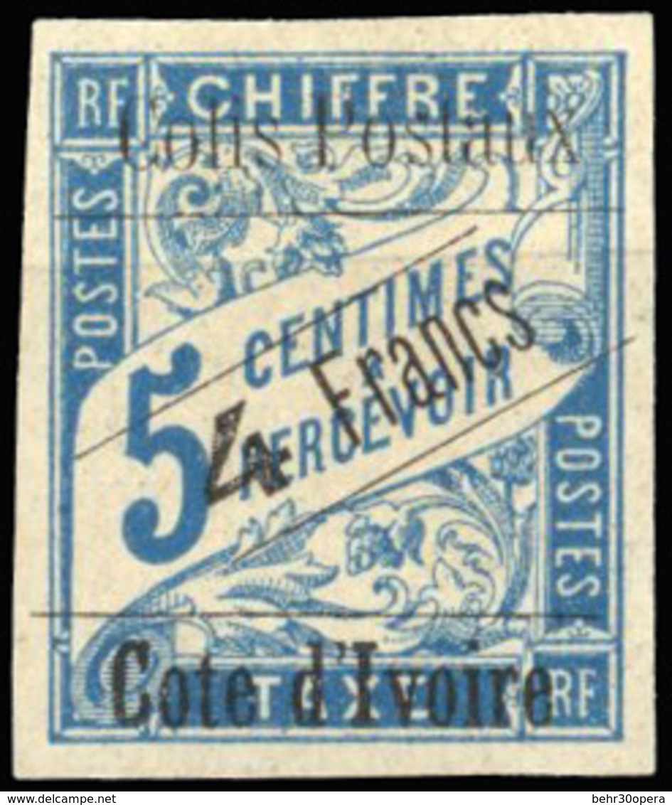 (*) 4F. Sur 5c. Bleu. TB. - Andere & Zonder Classificatie