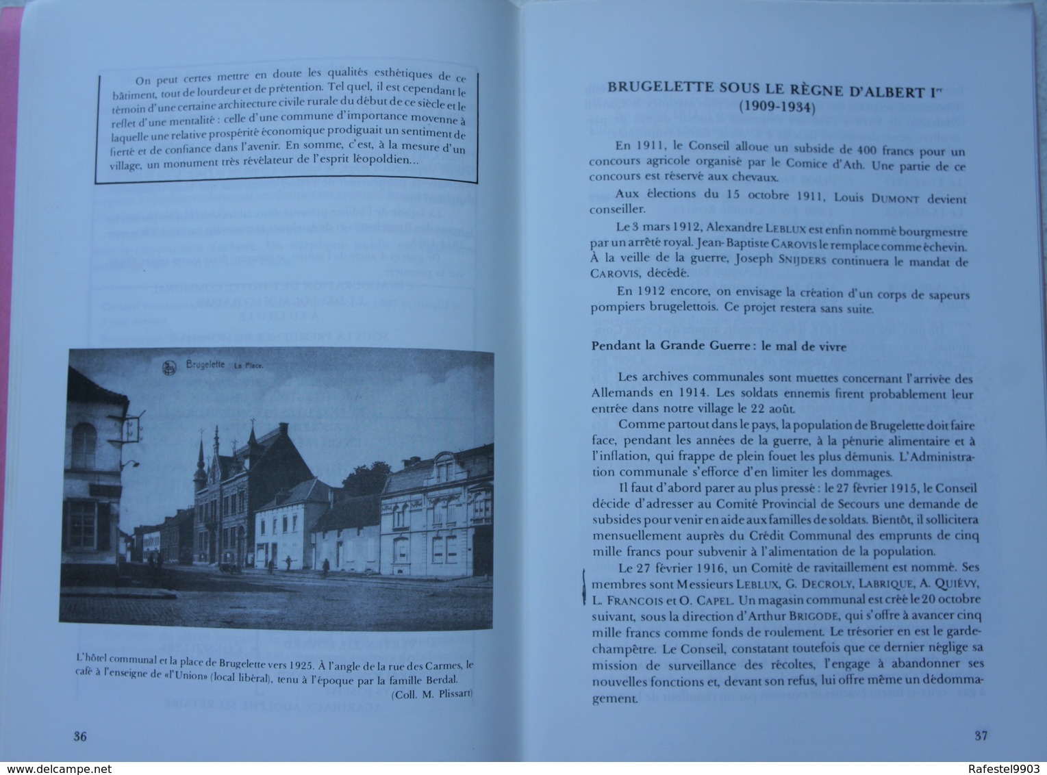 BRUGELETTE Région Ath Chièvres Chronique Historique 1830 - 1991 Attre Gages Cambron Casteau Mevergnies - België