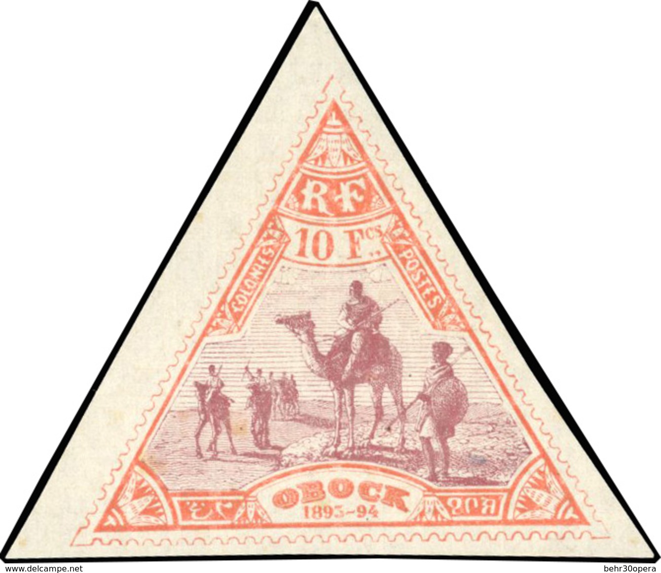 * 5 Valeurs. Timbres Triangulaires. SUP. - Andere & Zonder Classificatie