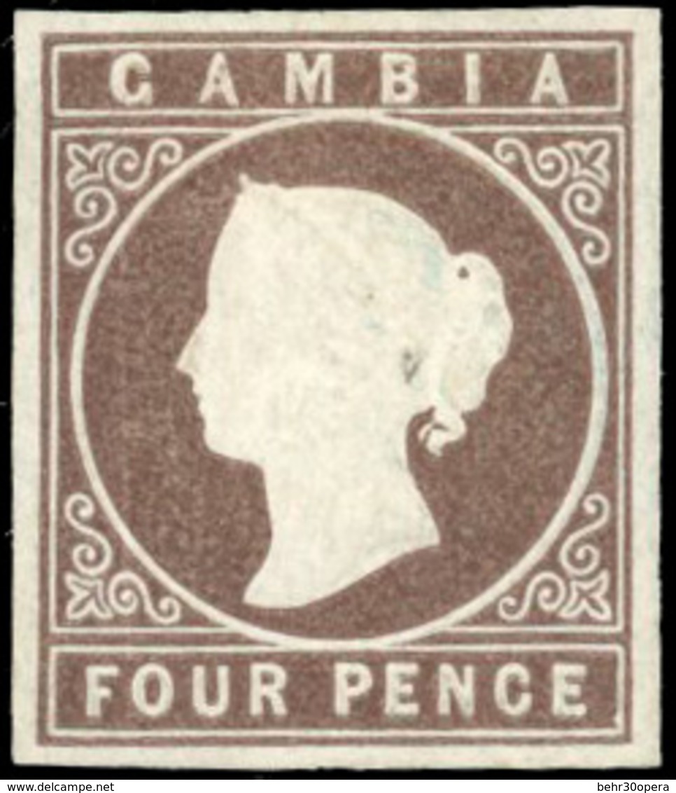(*) 4p. Brown. VF. - Gambia (...-1964)