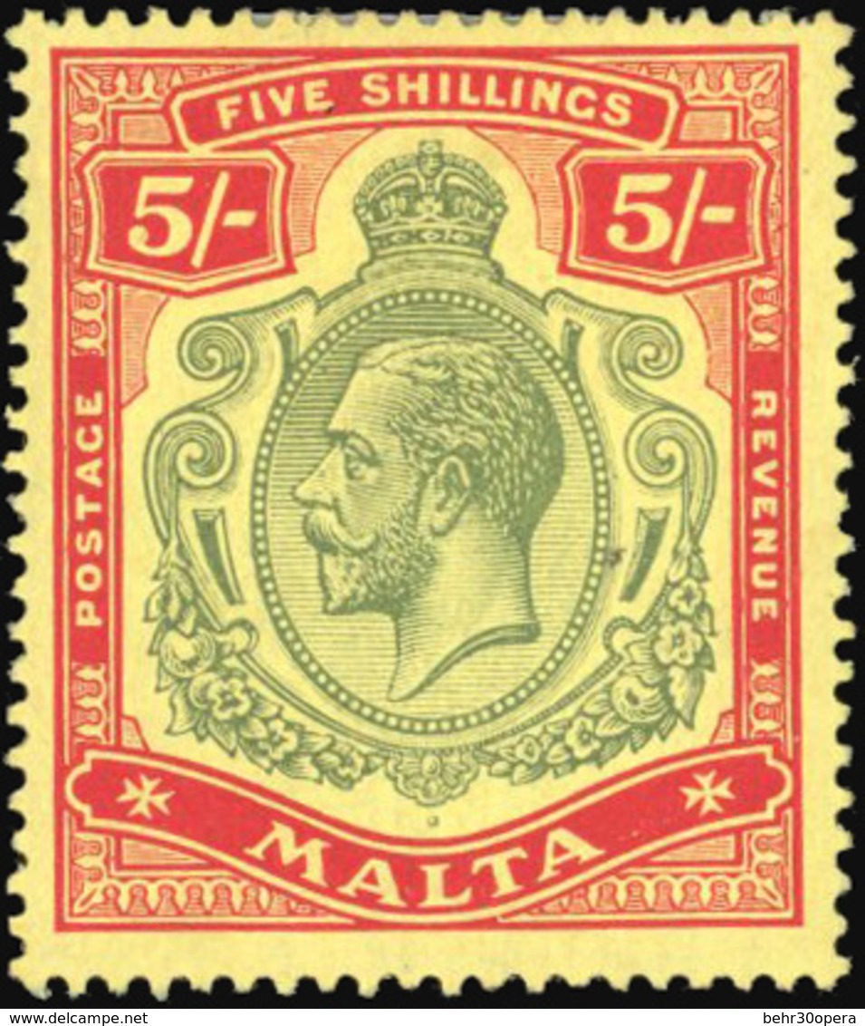 * Set Of 5. SUP. - Malta (...-1964)