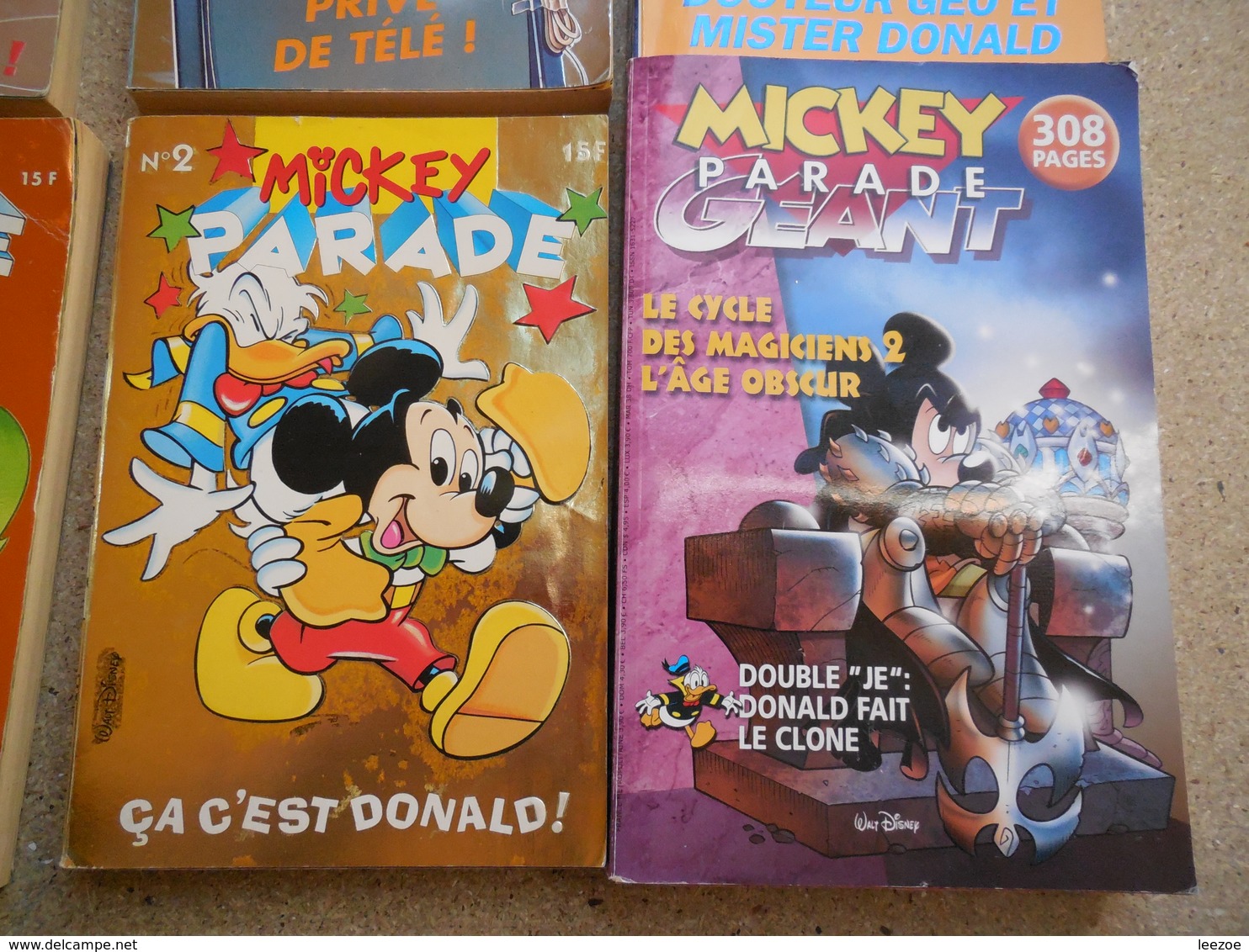 Mickey Parade N°140.157.174.181.190.206A. Et Mickey Parade Géant N°3030.......3B0420 - Mickey Parade