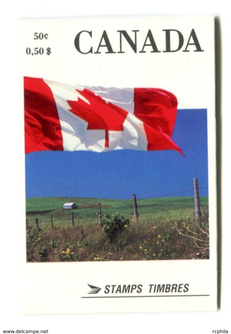 RC 16603 CANADA BK111 FLAG ISSUE CARNET COMPLET BOOKLET OBLITÉRÉ TB USED VF - Full Booklets