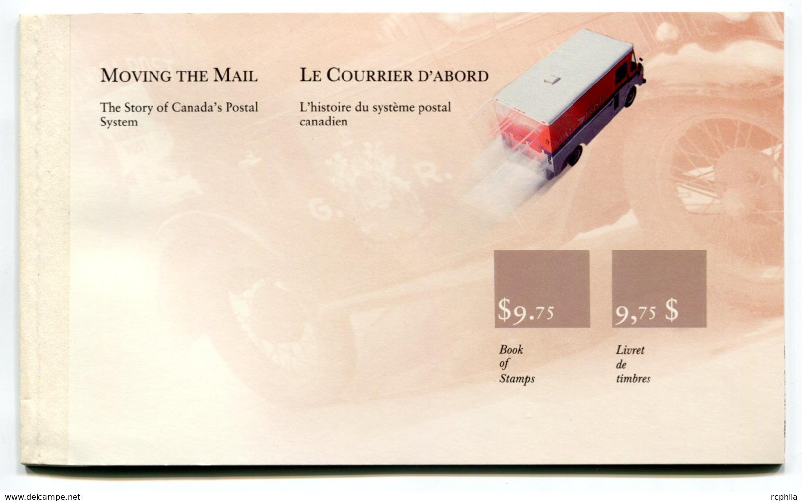 RC 16614 CANADA BK118 POST MAIL VANS ISSUE CARNET COMPLET BOOKLET NEUF ** TB MNH VF - Volledige Boekjes