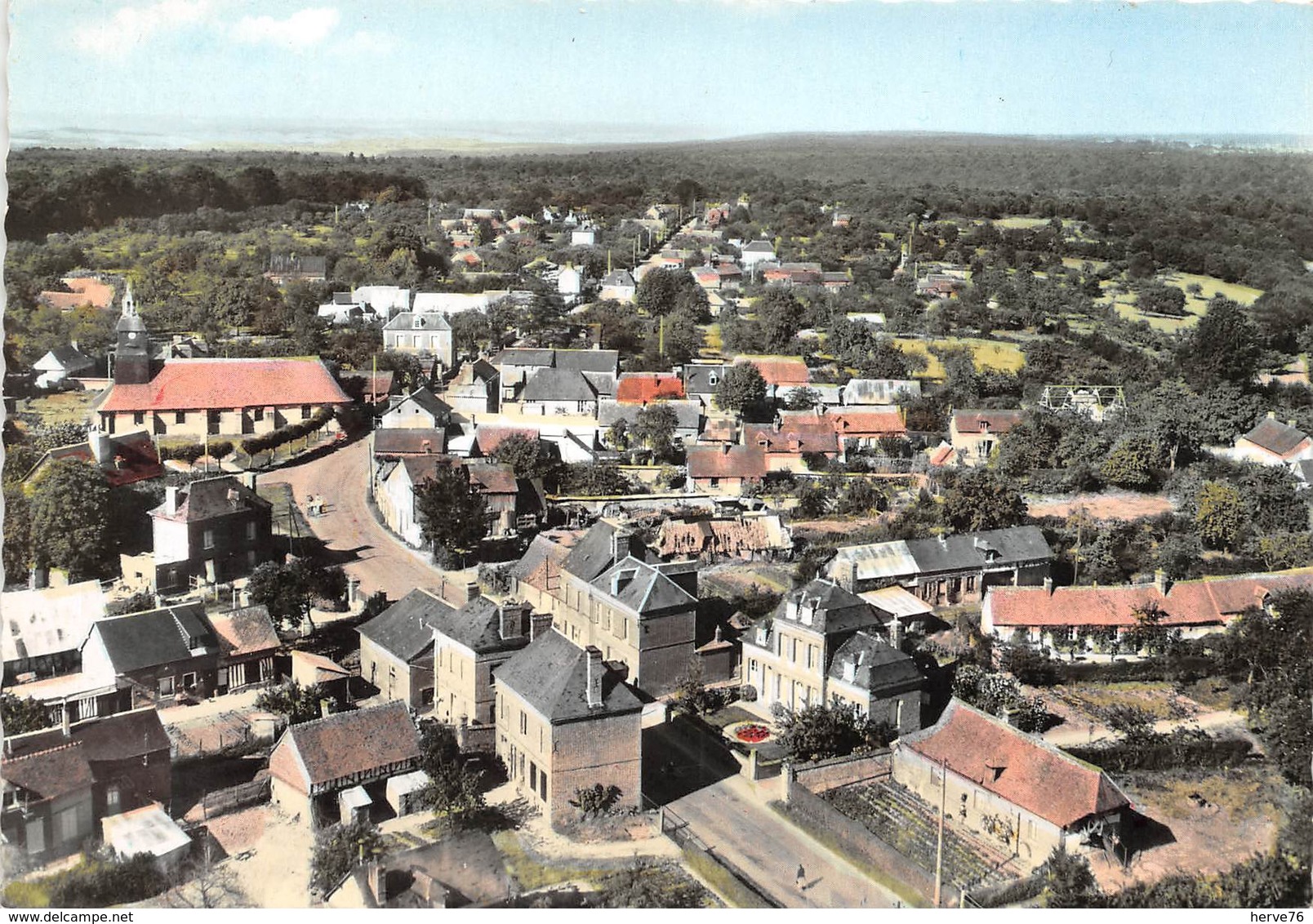 SAINT DIDIER DES BOIS - Vue Générale Aérienne  (CPSM Grand Format) - Autres & Non Classés