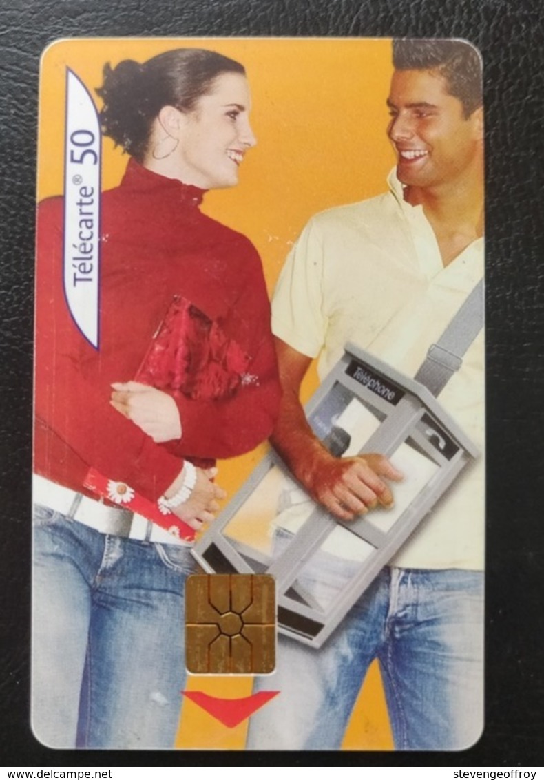 Telecarte France Publique 2005 Mode D Emploi Couple 1 Amour Cabine - 2005