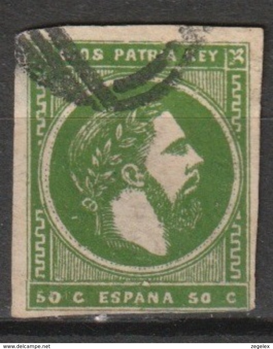 1875 Don Carlos - Carlistische Post Mi 3. - Carlistes