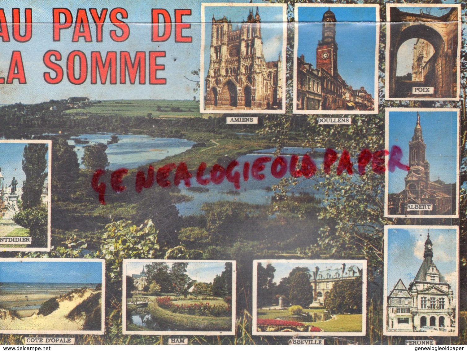 80 - PERONNE - DOULLENS- AMIENS- MONTDIDIER-ALBERT-HAM-ABBEVILLE      - SOMME - Peronne