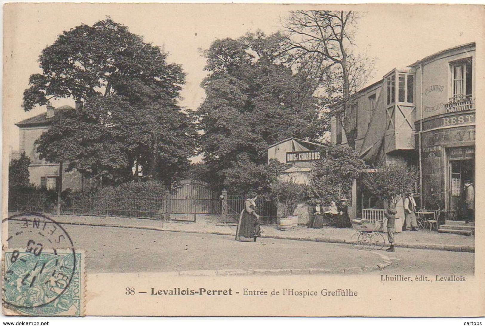 92  LEVALLOIS-PERRET Entrée De L'Hospice Greffülhe - Levallois Perret