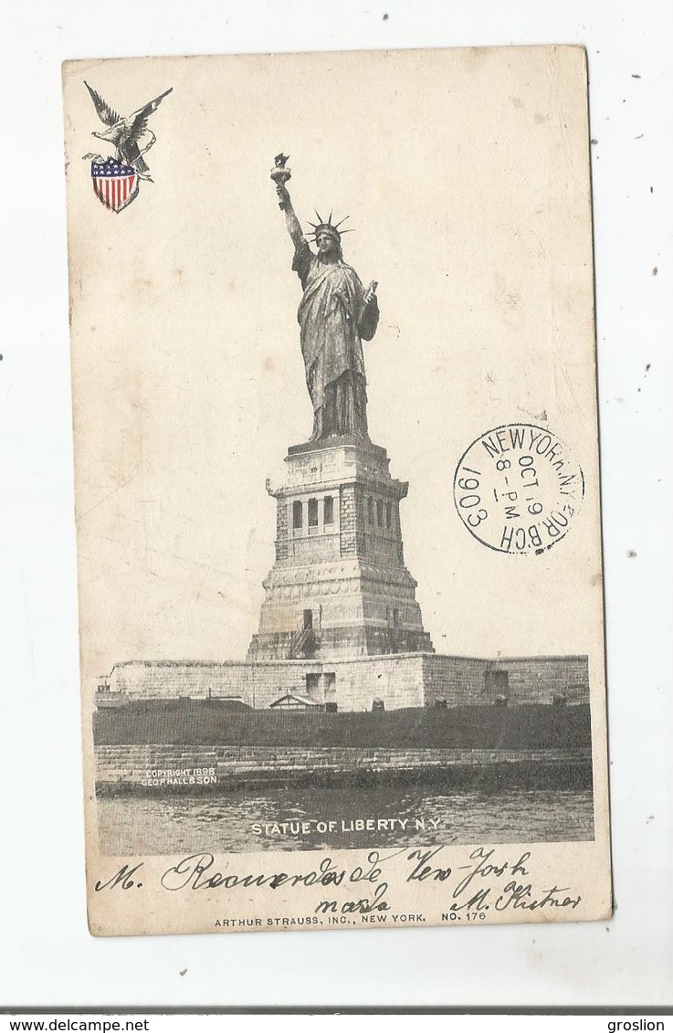 STATUE OF LIBERTY NEW YORK (176)   1903 - Freiheitsstatue