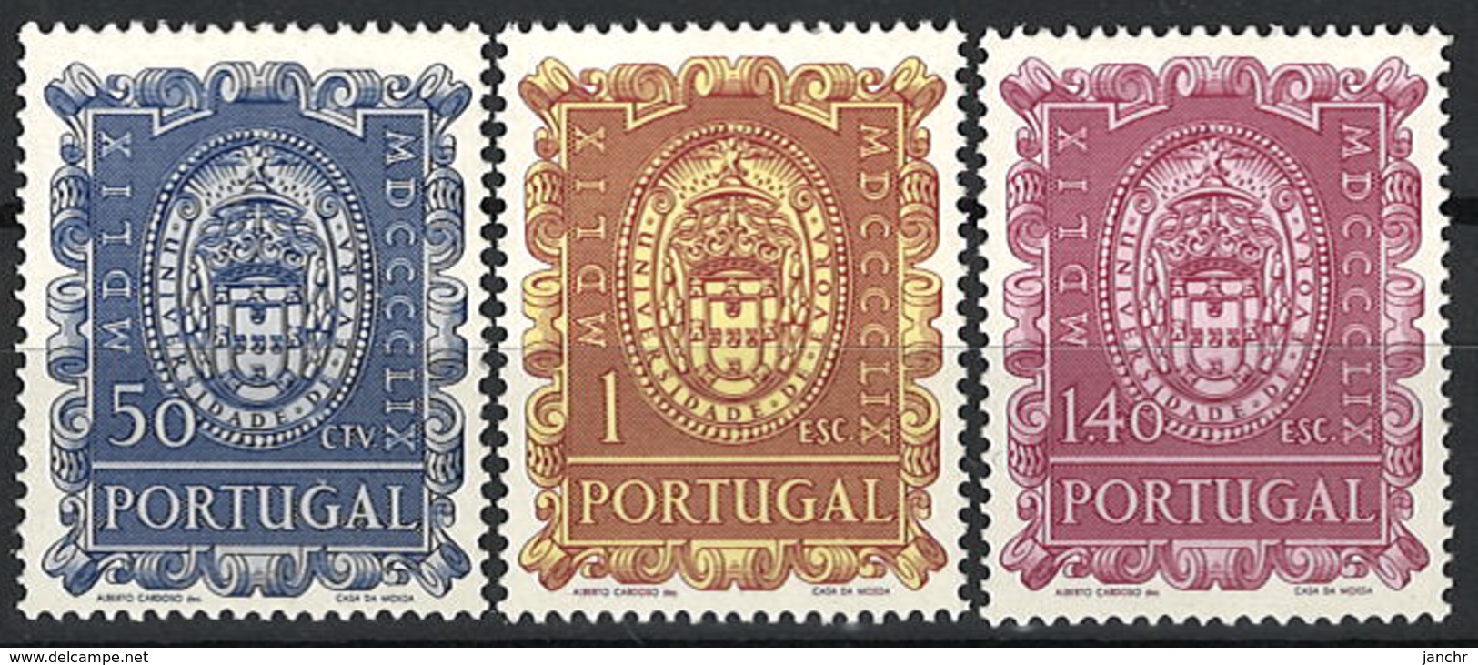 Portugal 1960. Mi.Nr. 887-89, *, MLH - Ungebraucht