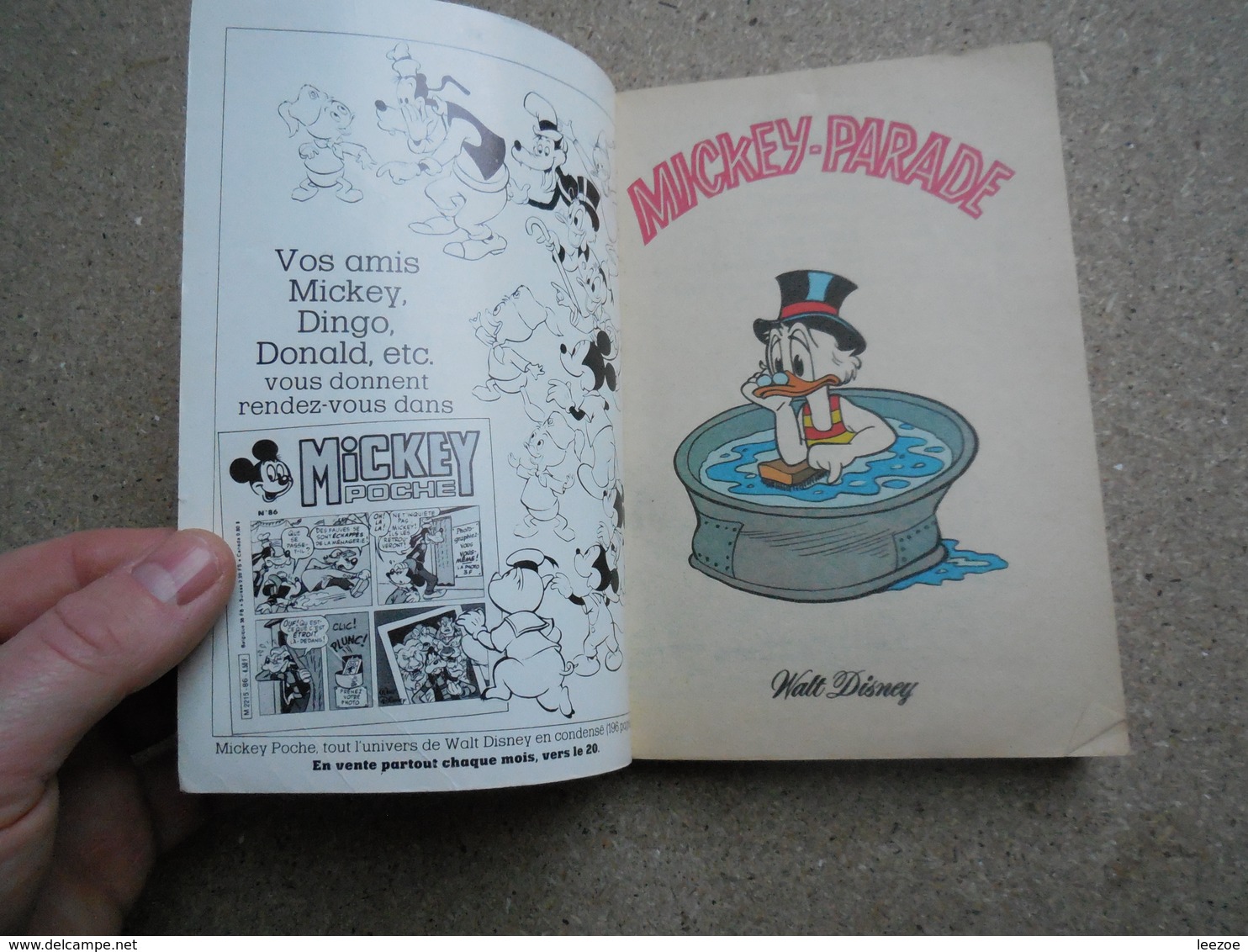 MICKEY PARADE N°20.21.22.24.29, 2ème Série..MICKY MAUS......3B0420 - Mickey Parade