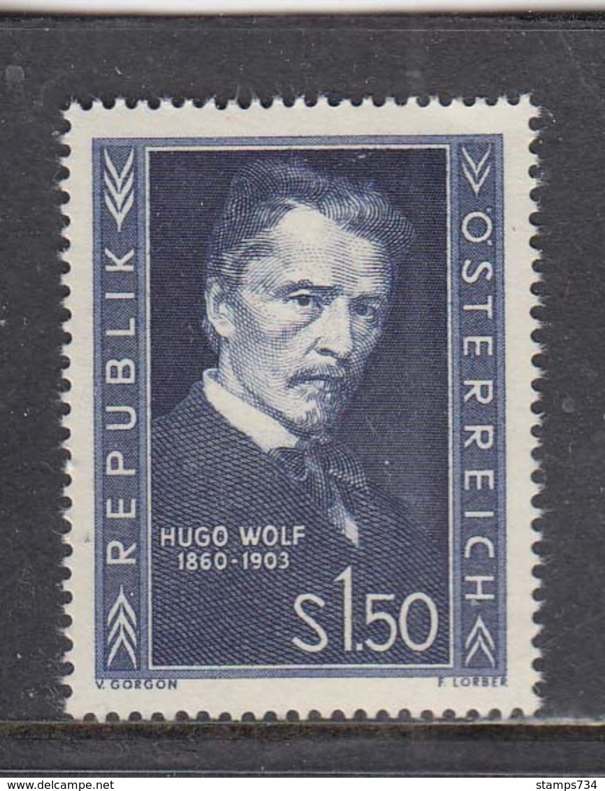 Austria 1953 - Hugo Wolk, Komponist, Mi-Nr. 981, MNH** - Unused Stamps