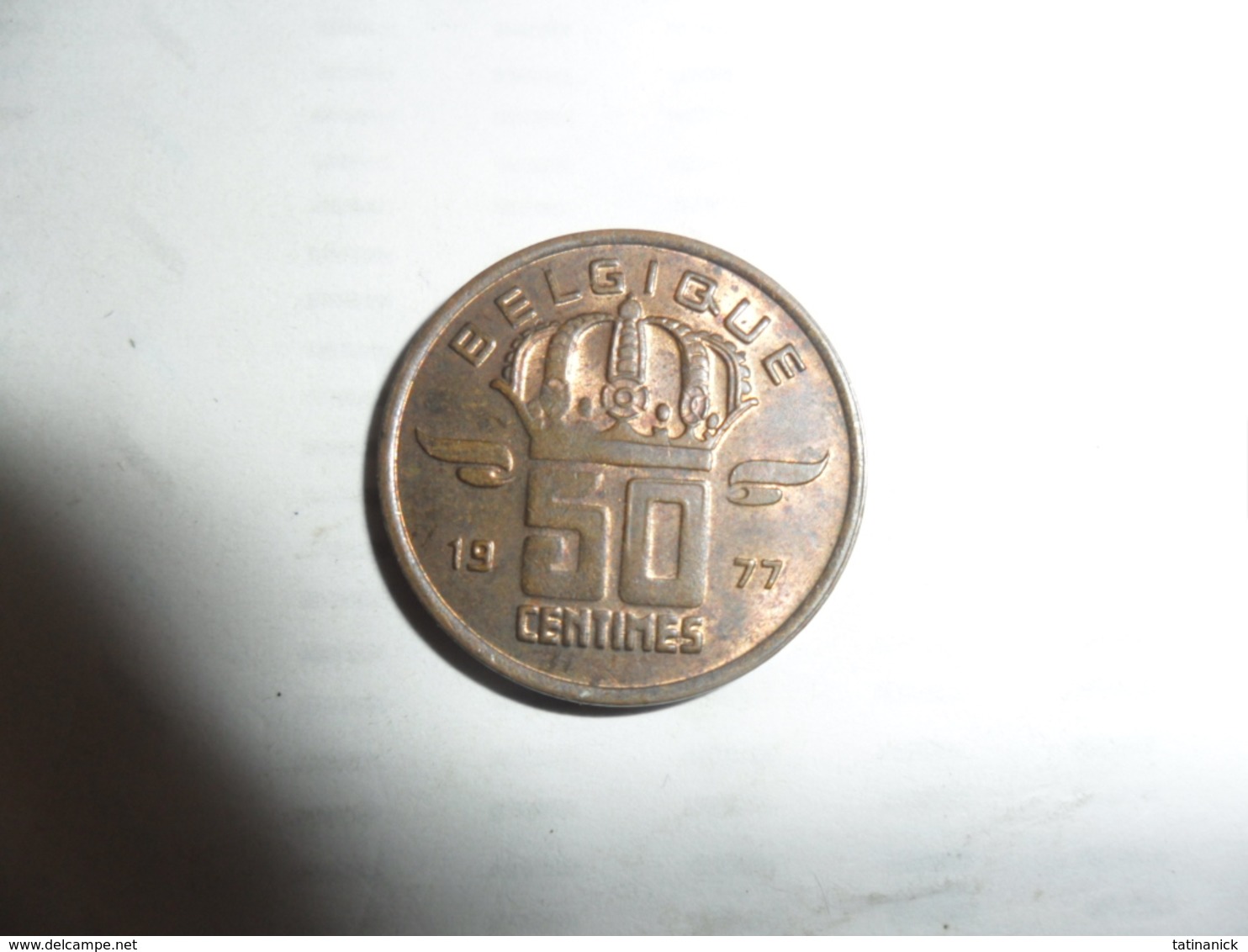 50 Centimes 1977 Type Mineur En Français - 50 Cent