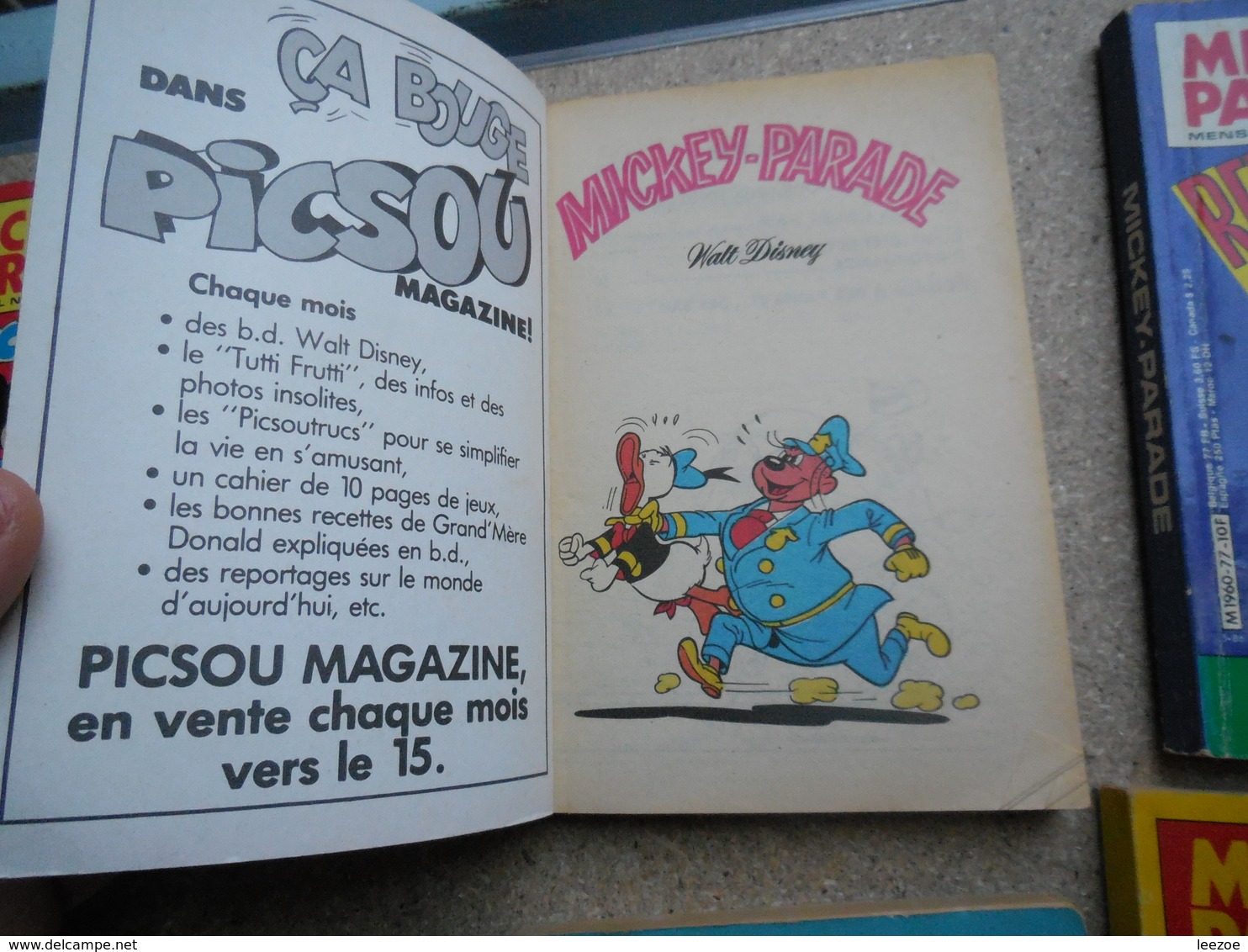 MICKEY PARADE N°73.74.77.78.79, 2ème série...MICKY MAUS.......3B0420