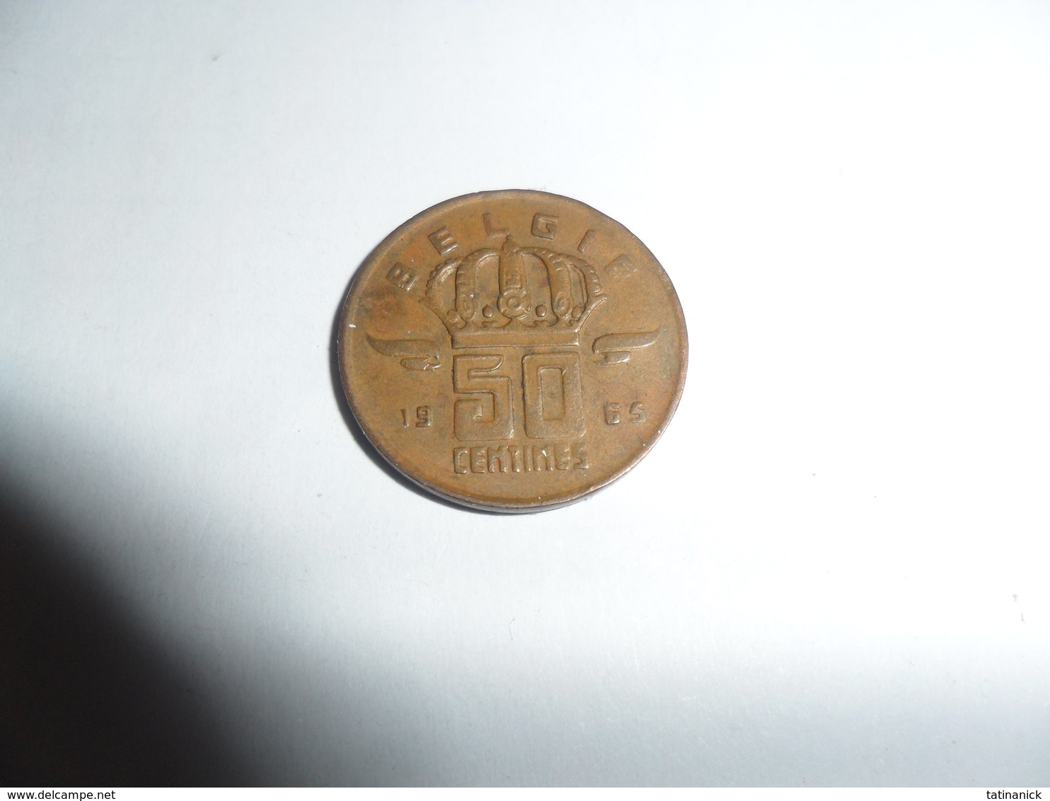 50 Centimes 1965 Type Mineur En Néerlandais - 50 Cent