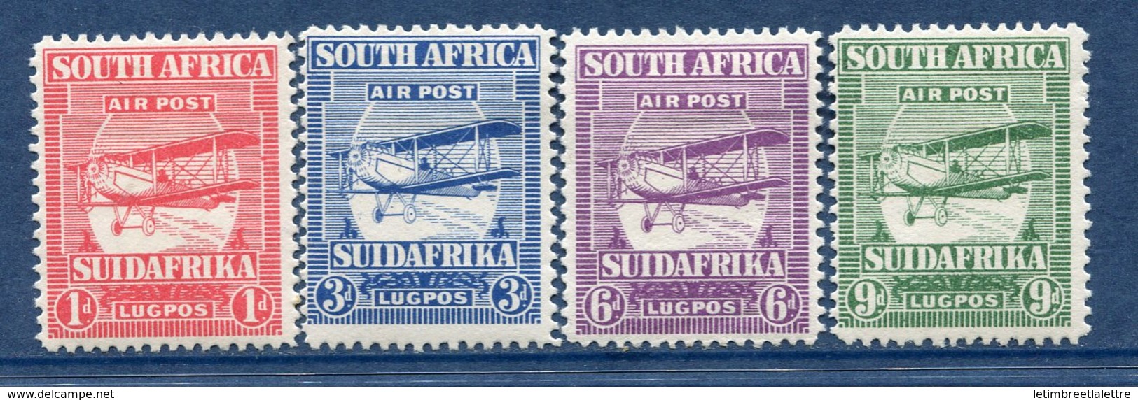 Afrique Du Sud - Poste Aérienne - N° 1 à 4 * - Neuf Avec Charnière - - Zonder Classificatie