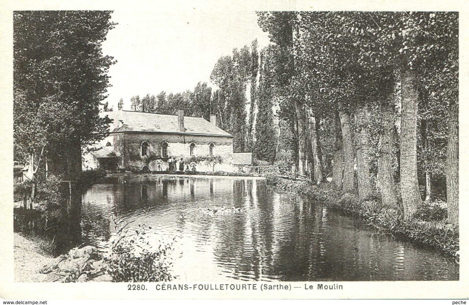N°6811 T -cpa Cérans Foulletourte -le Moulin- - Wassermühlen