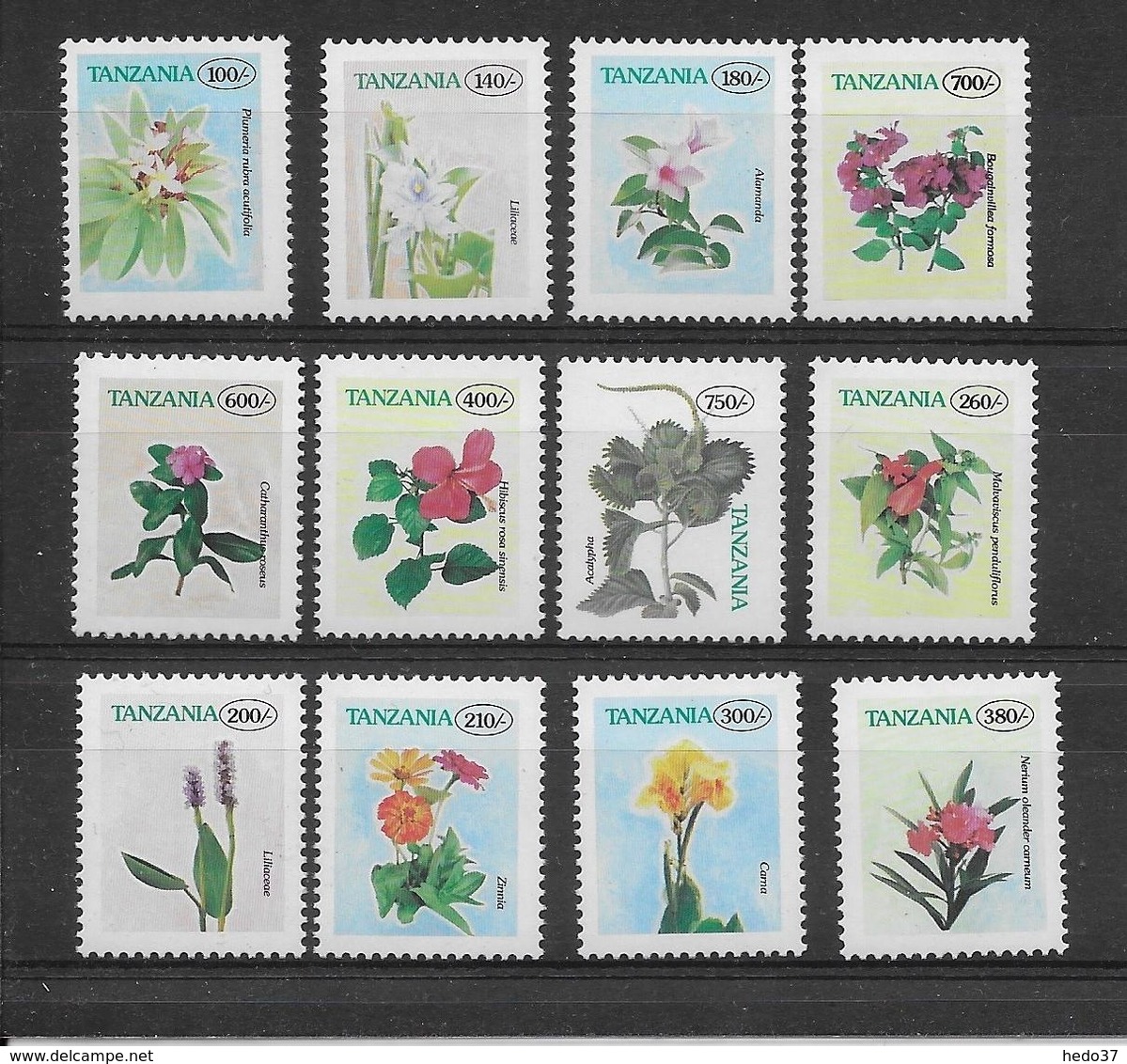 Tanzanie N°2138/2149 - Fleurs - Neuf ** Sans Charnière - TB - Tansania (1964-...)