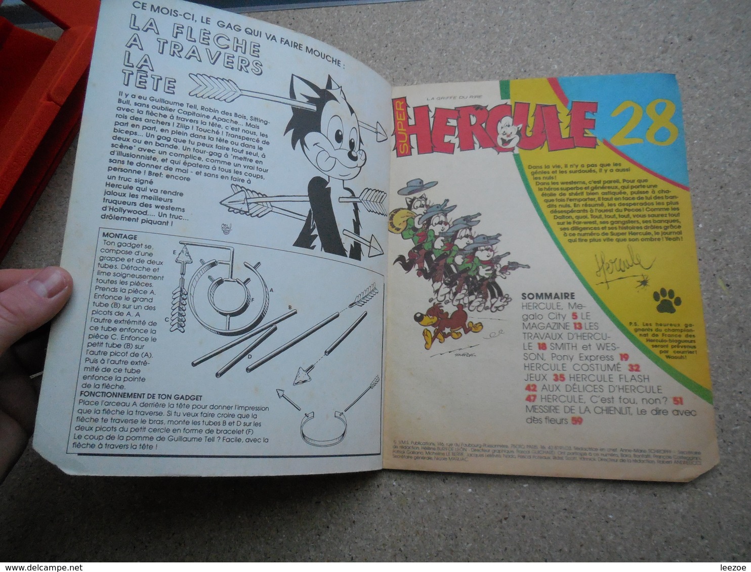 Album : Super Hercule : N° 28, Megalo City Spécial Western, Sans Gadget, 1988.....3C0420 - Pif & Hercule