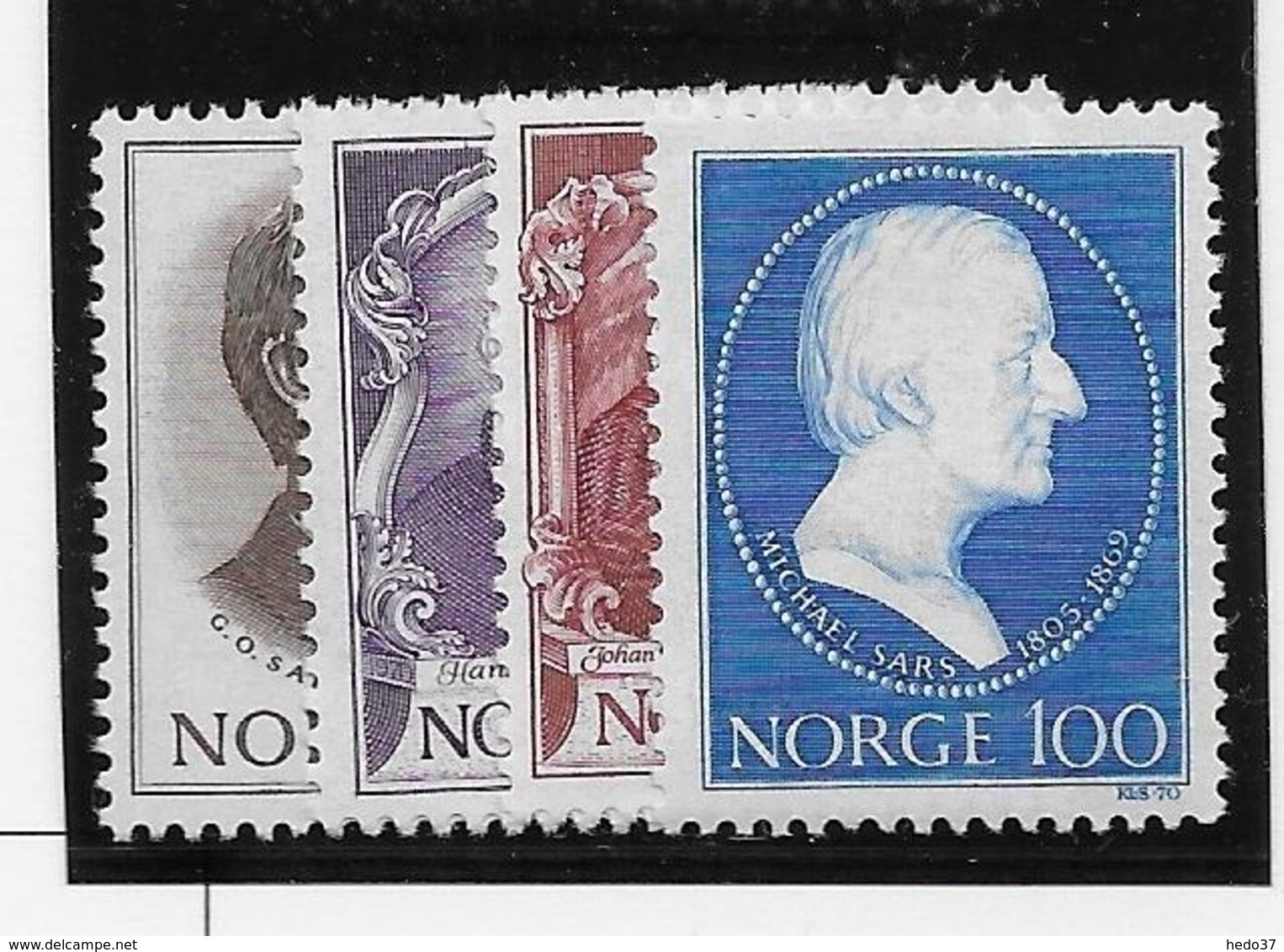 Norvège N°569/572 - Neuf ** Sans Charnière - TB - Ungebraucht