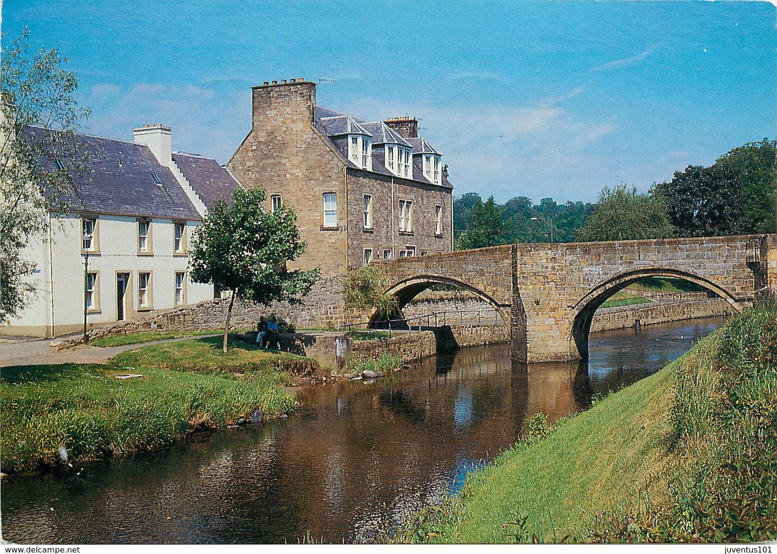 CPSM JEDBURGH - The Auld Brig And Jed Water   L3034 - Roxburghshire