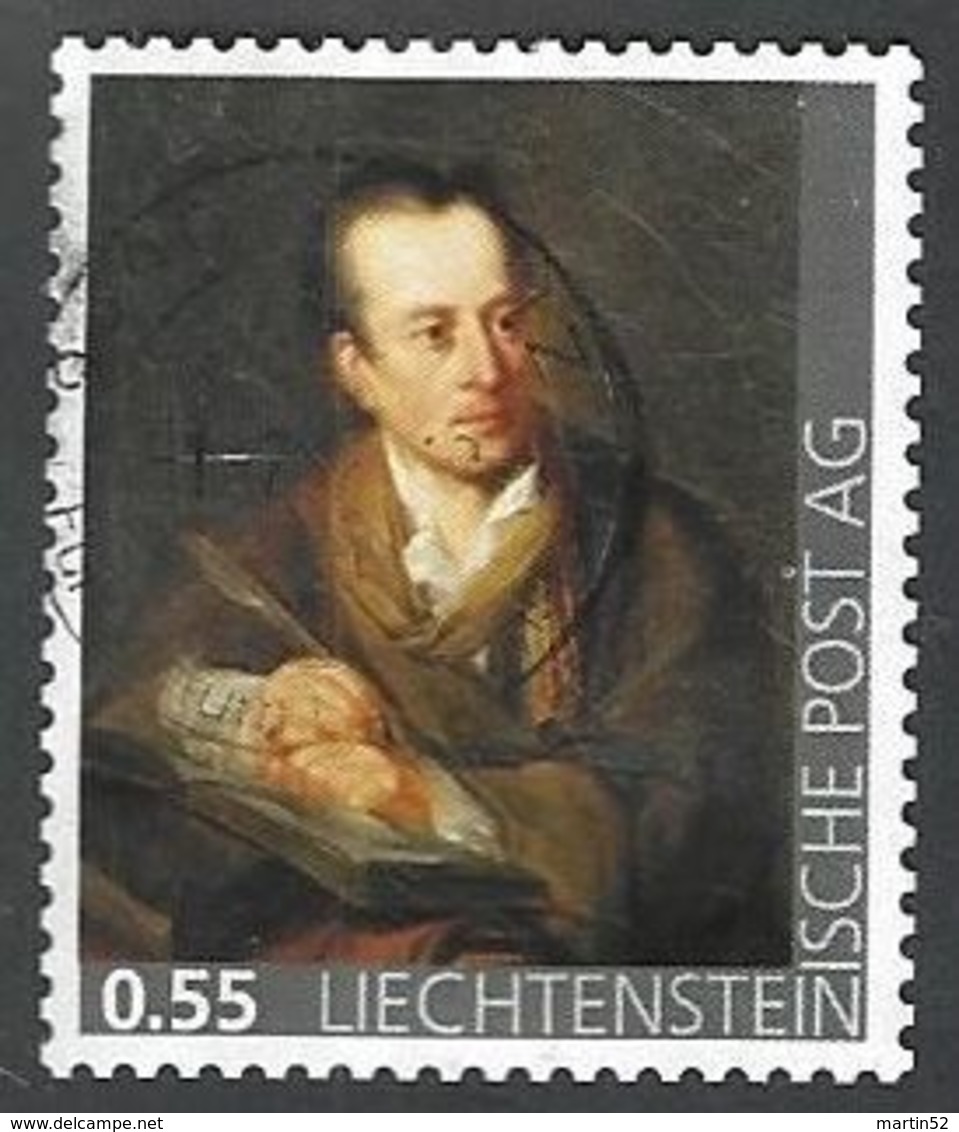 Liechtenstein 2018:  Johann Joachim Winckelmann (1717– 1768) Mit Voll-o VADUZ 1.7.18 (Die Marke.Li) SELTEN / RARE - Errores & Curiosidades