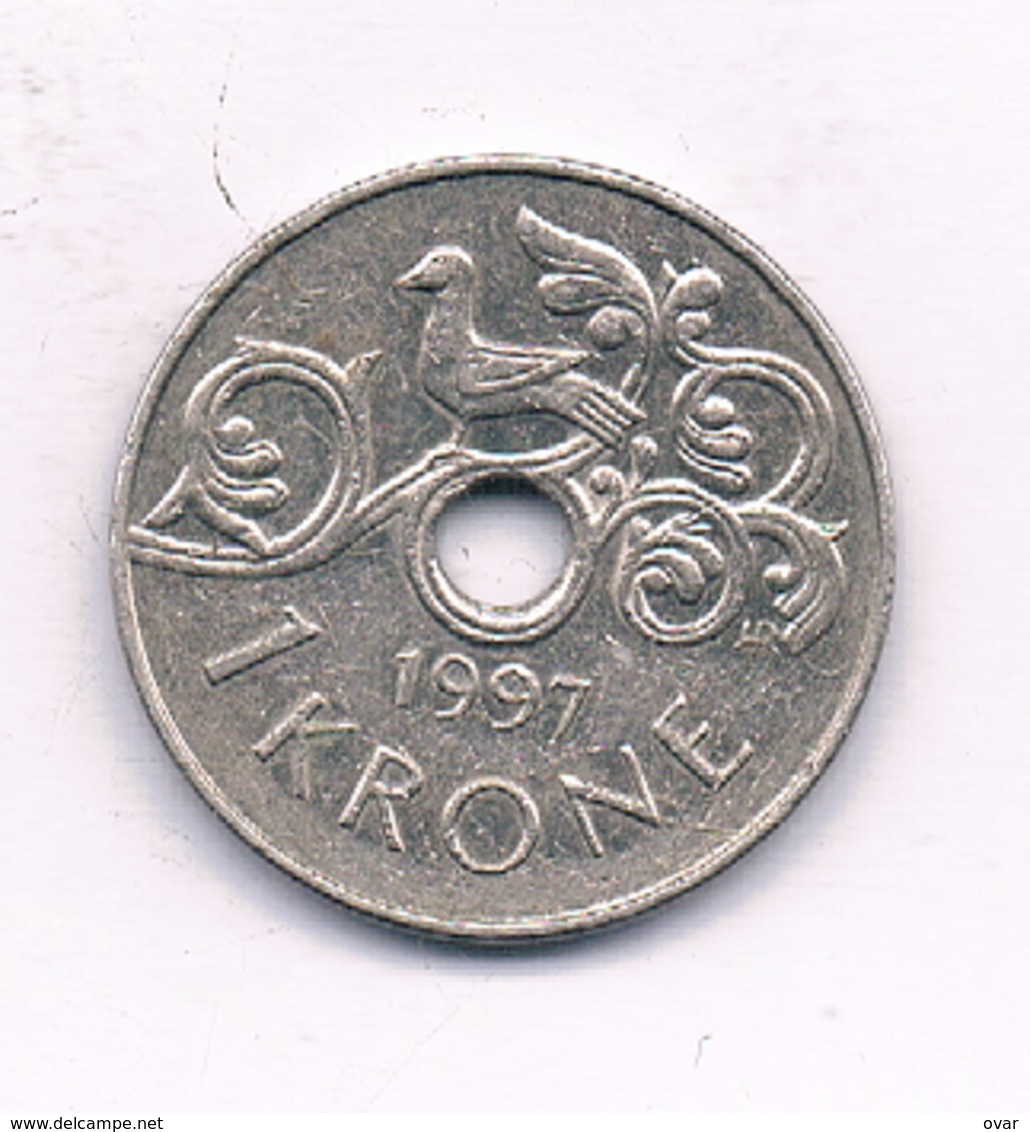 1 KRONE  1997  NOORWEGEN /2680/ - Norvège