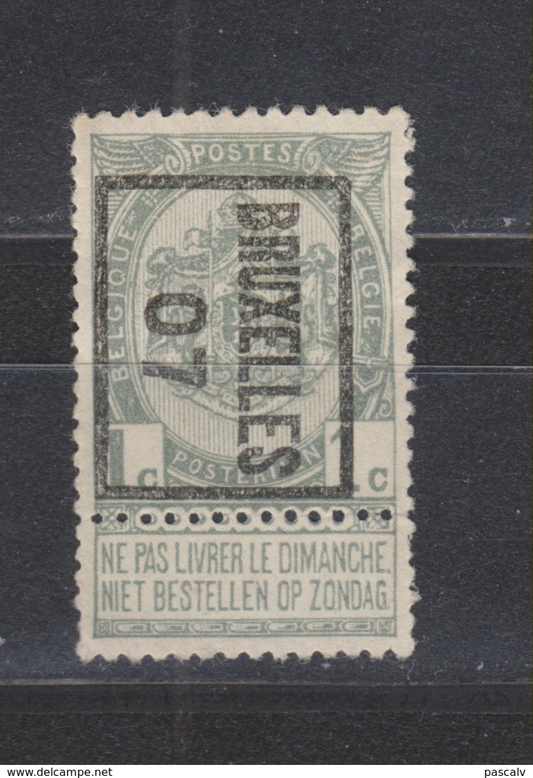 COB 53 Oblitération BRUXELLES 07 - Rolstempels 1900-09