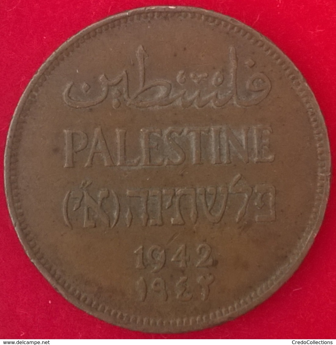 PALESTINE, 2 Mils 1942, KM2, TTB - Andere - Azië