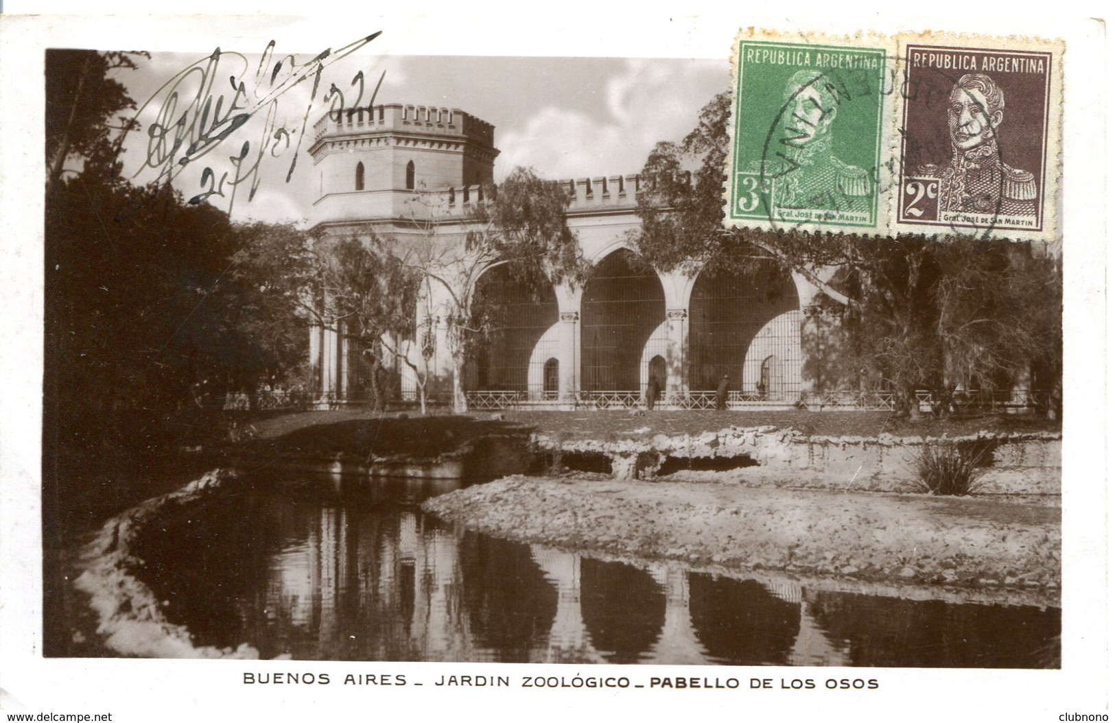 CPA - BUENOS-AIRES -  JARDIN ZOOLOGICO - PABELLO DE LOS OSOS - Argentina