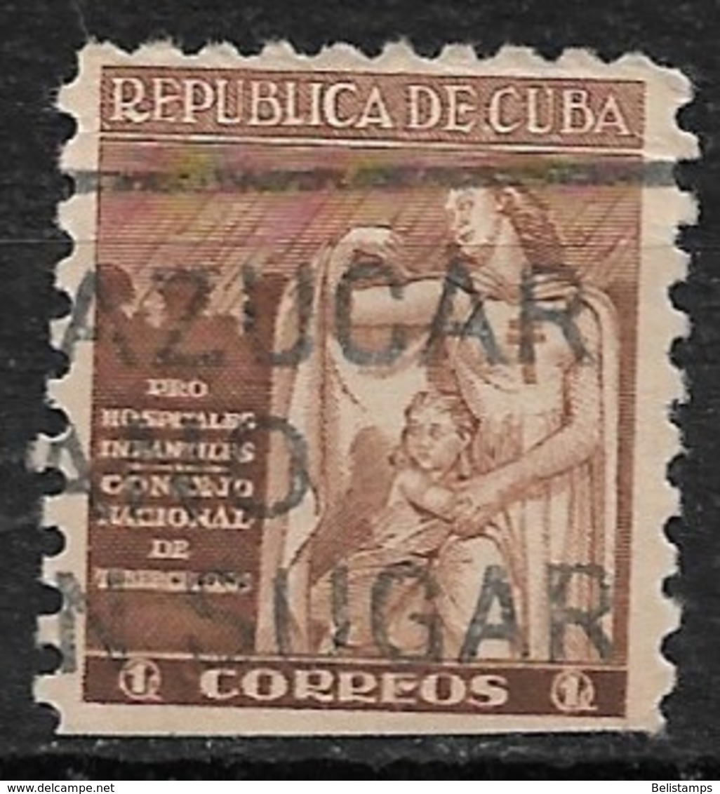 Cuba 1943. Scott #RA8 (U) ''Health'' Protecting Children  (Complete Issue) - Postage Due