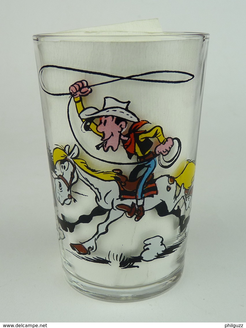 1 VERRE LUCKY LUKE 1972 A02 Verres - Art De La Table