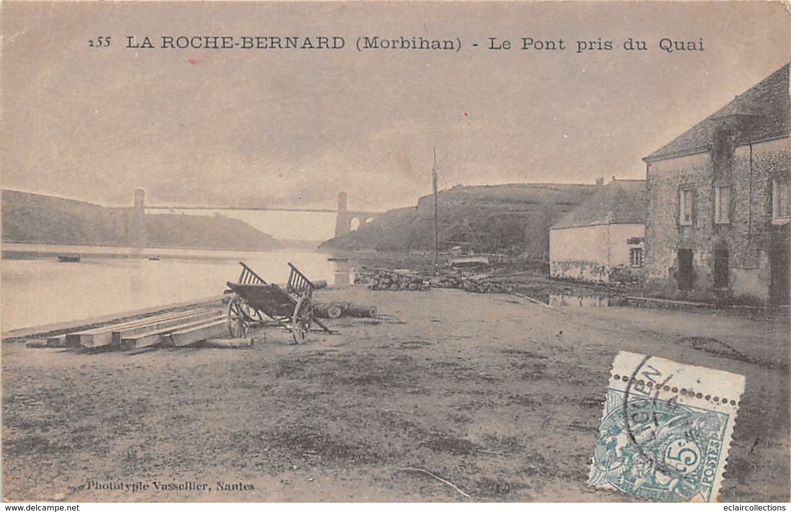 La Roche-Bernard          56         Le Pont Pris Du Quai       (Voir Scan) - La Roche-Bernard