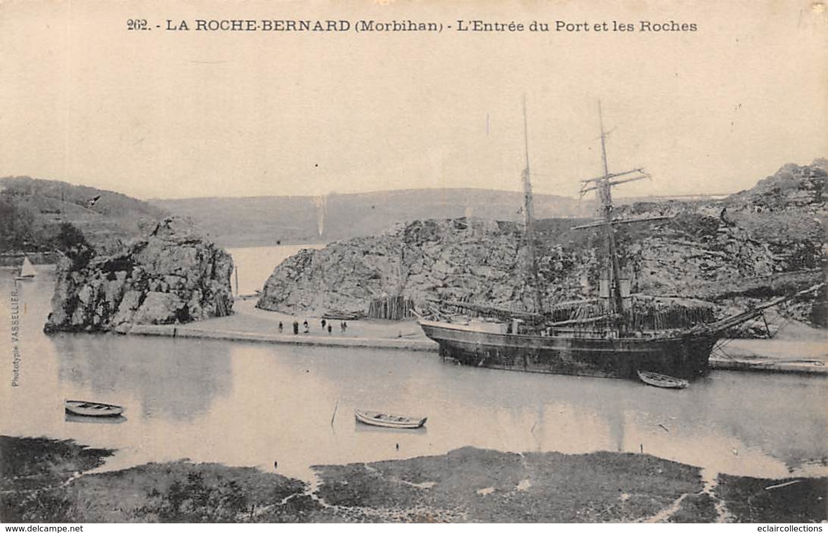 La Roche-Bernard          56         L'Entrée Du Port Et Les Roches       (Voir Scan) - La Roche-Bernard