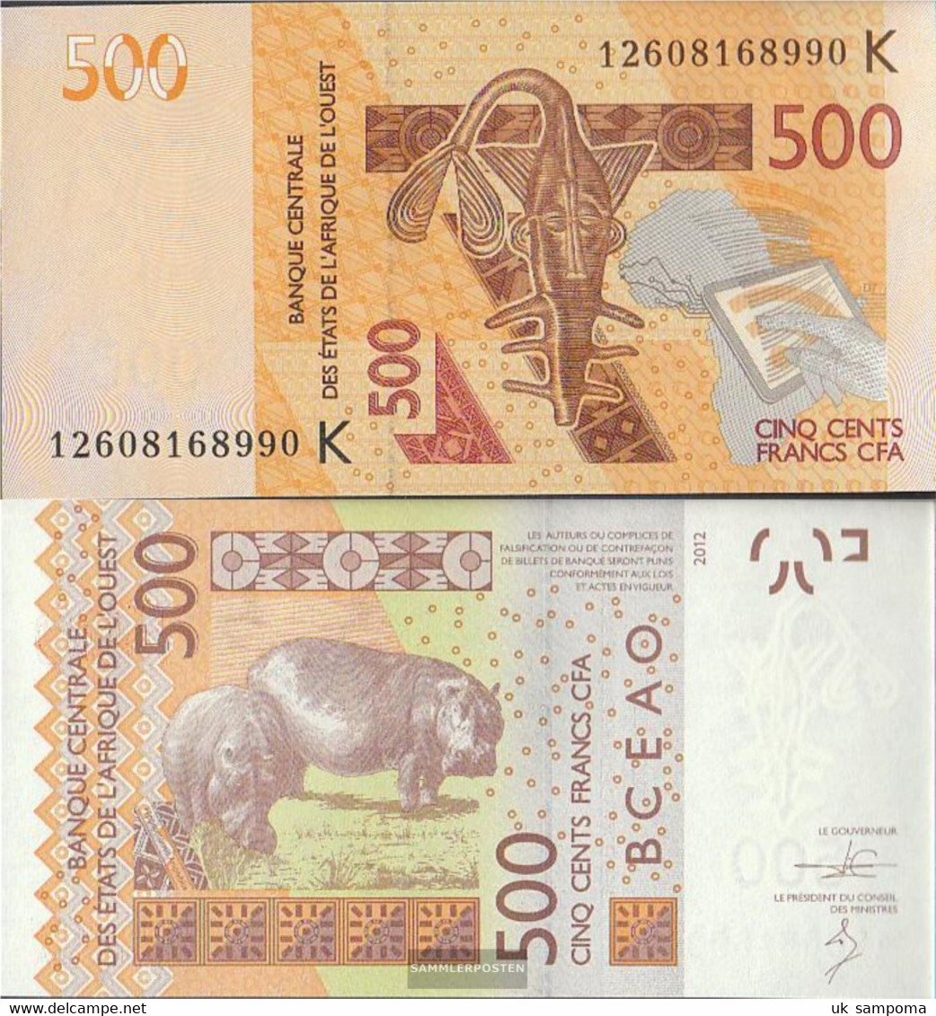 Senegal Pick-number: 719K A Uncirculated 2012 500 Francs - Sénégal