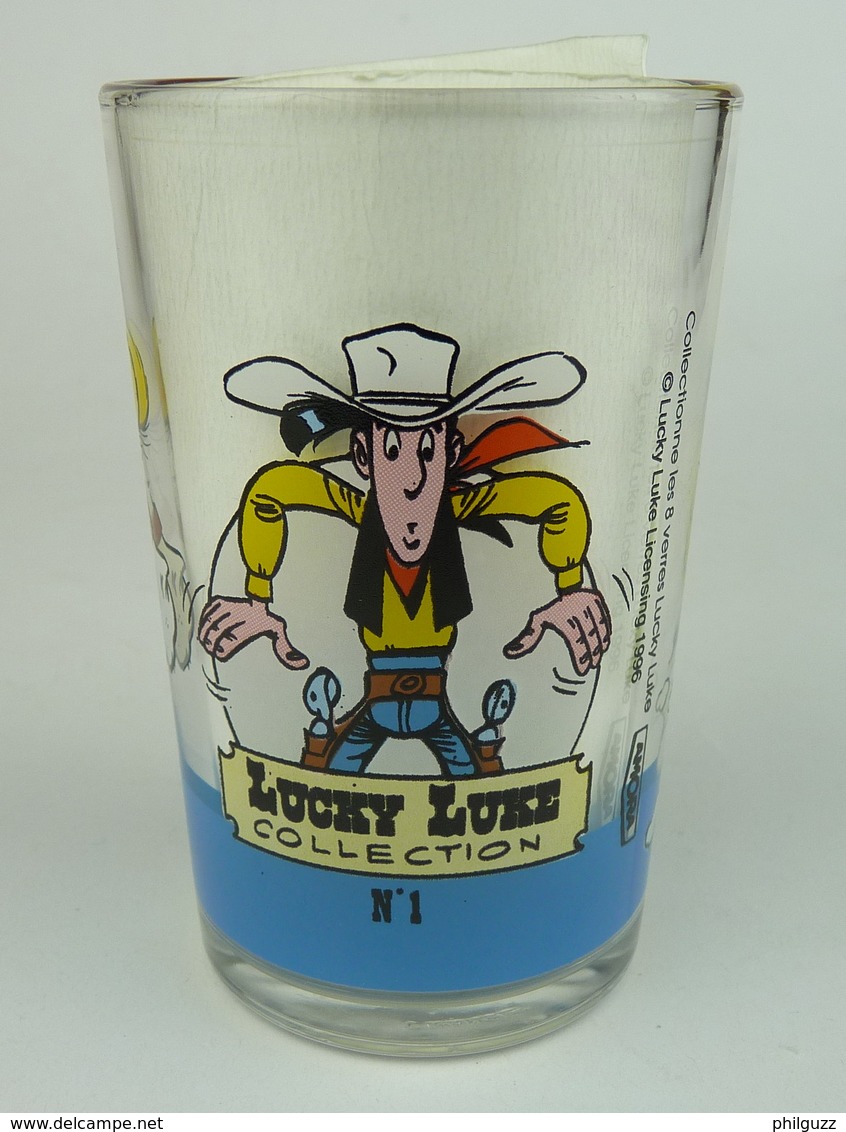 1 VERRE LUCKY LUKE 1996 C01 A1 Verres - El Arte De La Mesa