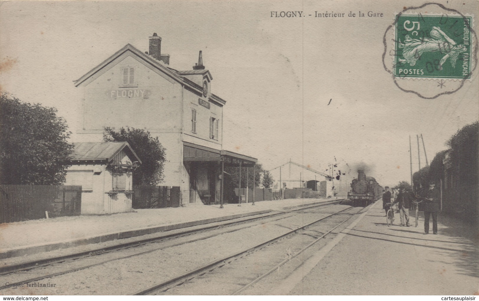 Flogny La Chapelle : Intérieur De La Gare - Flogny La Chapelle