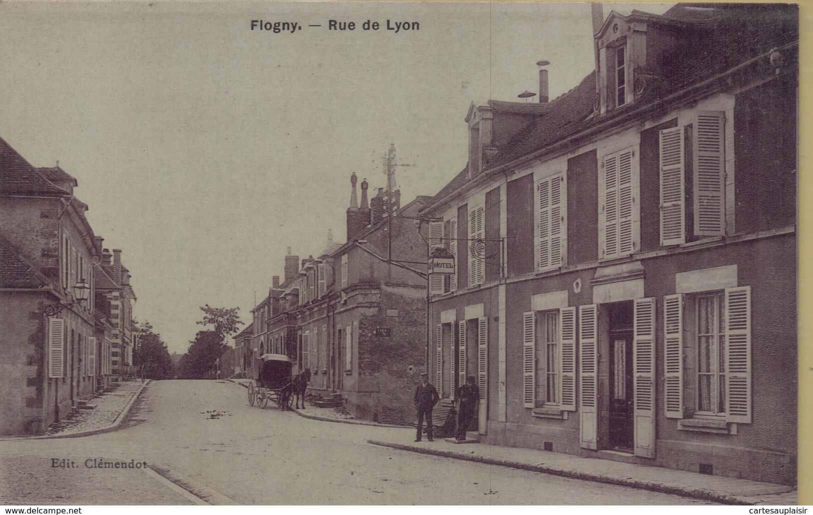 Flogny La Chapelle : Rue De Lyon - Flogny La Chapelle