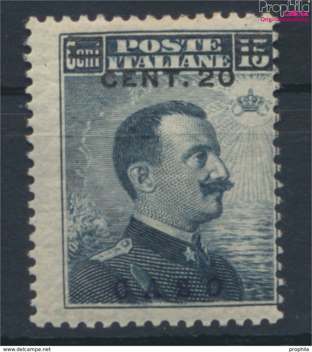 Ägäische Inseln 10II Postfrisch 1912 Aufdruckausgabe Caso (9423267 - Ägäis (Caso)