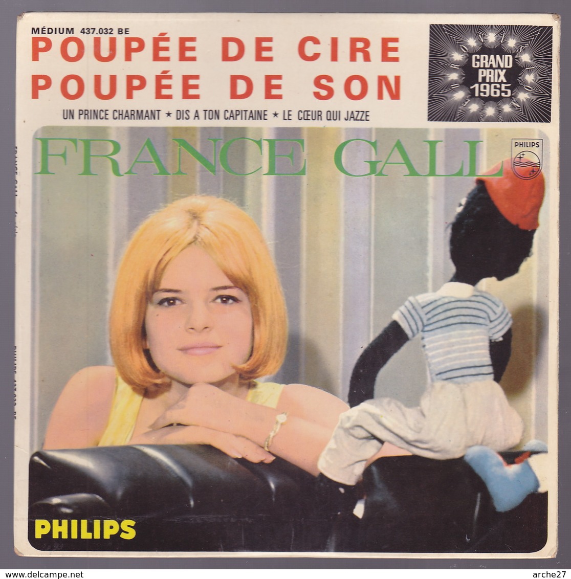 FRANCE GALL - EP - 45T - Disque Vinyle - Poupée De Cire - Gainsbourg - 437032 - Autres - Musique Française