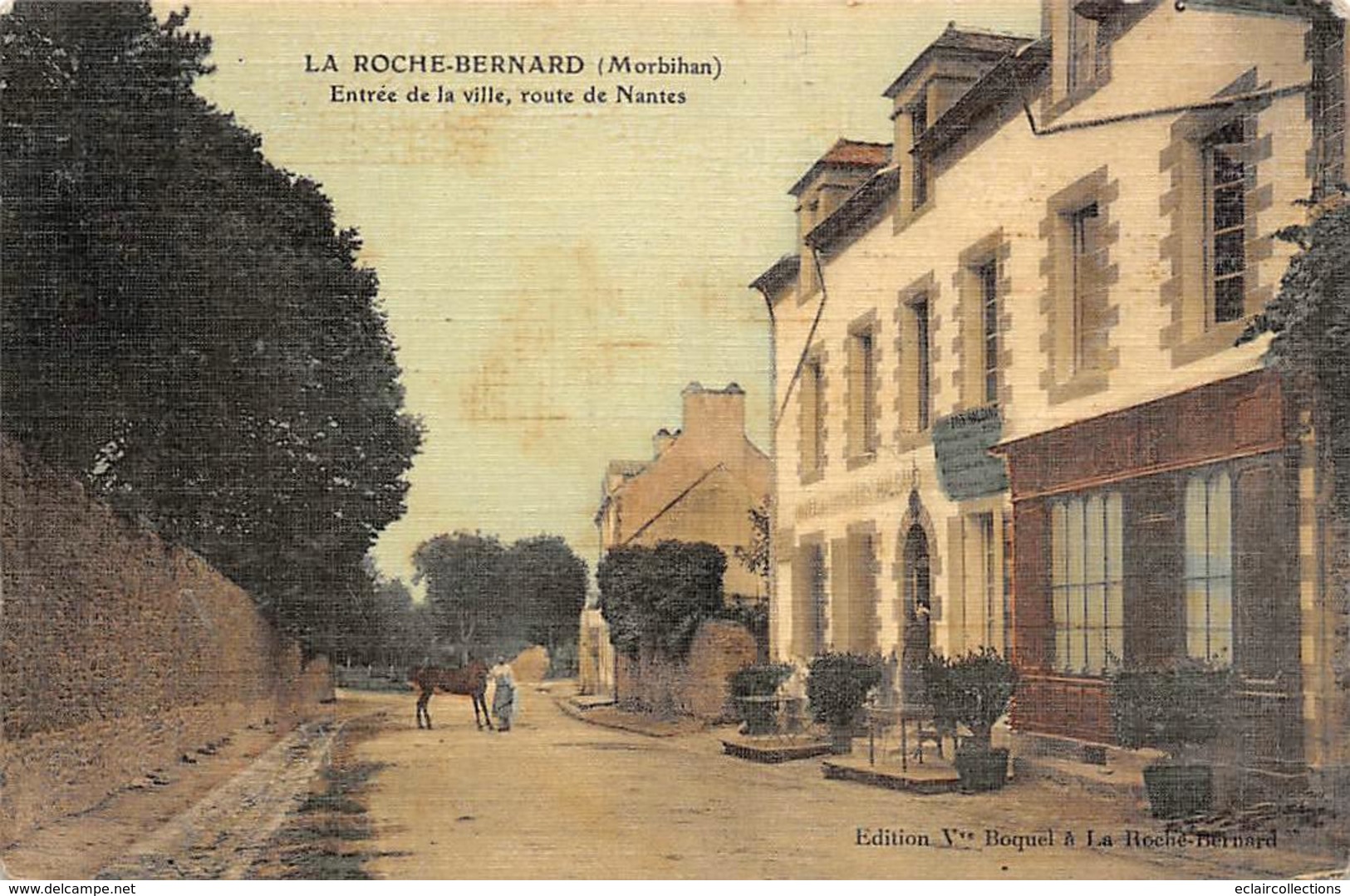 La Roche-Bernard          56      Entrée De La Ville. Route De Nantes. Hôtel ? Restaurant ?  (Voir Scan) - La Roche-Bernard