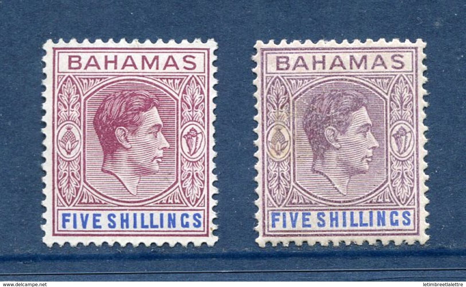 Bahamas - YT N° 108 * - Neuf Avec Charnière - N° Stanley Gibbons : 156a -> Striated - 1859-1963 Colonia Británica