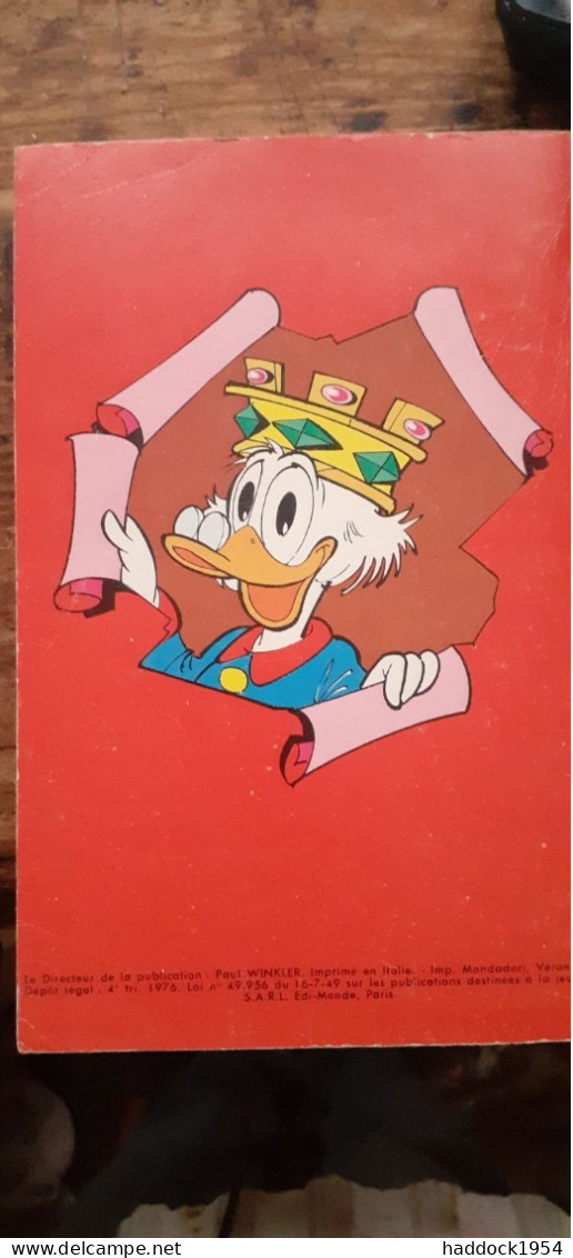 Picsou Triomphe Mickey Parade N° 1275 Bis WALT DISNEY Edi Monde 1976 - Mickey Parade