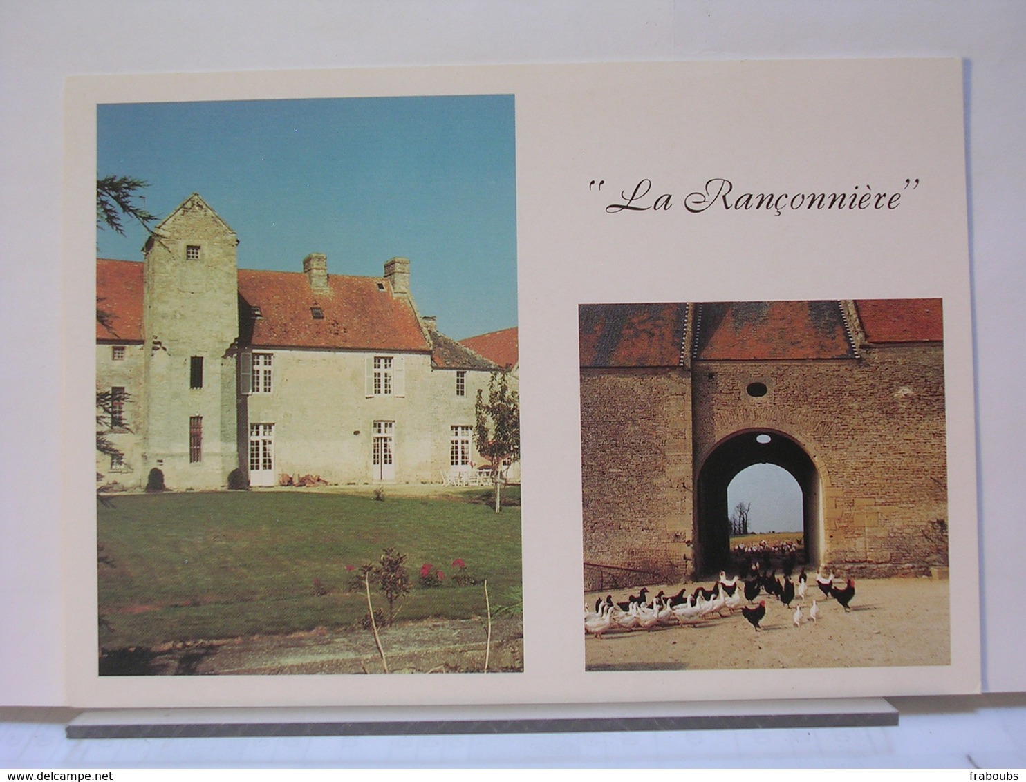 14 - CREUILLY - LA RANCONNIERE FERME HOTEL A CREPON - DÉPLIANT + 2 CARTES