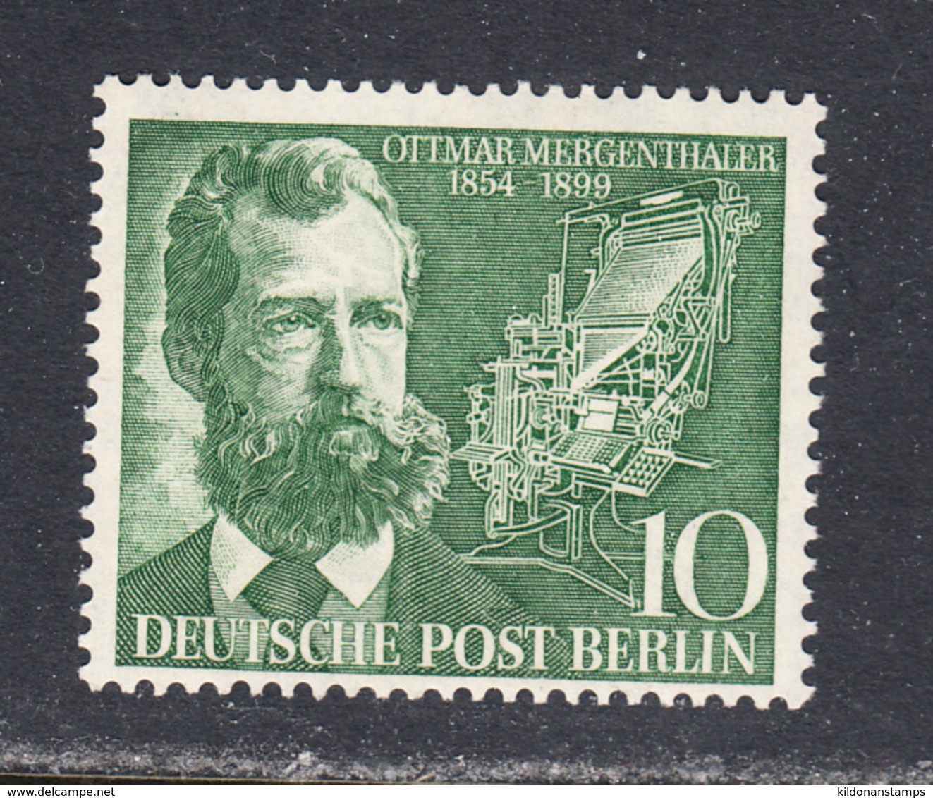 Germany 1954 Official, Mint Mounted, Sc# 9N105 - Ungebraucht